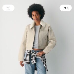 NWT Aritzia Barkley workwear jacket Marconi beige small